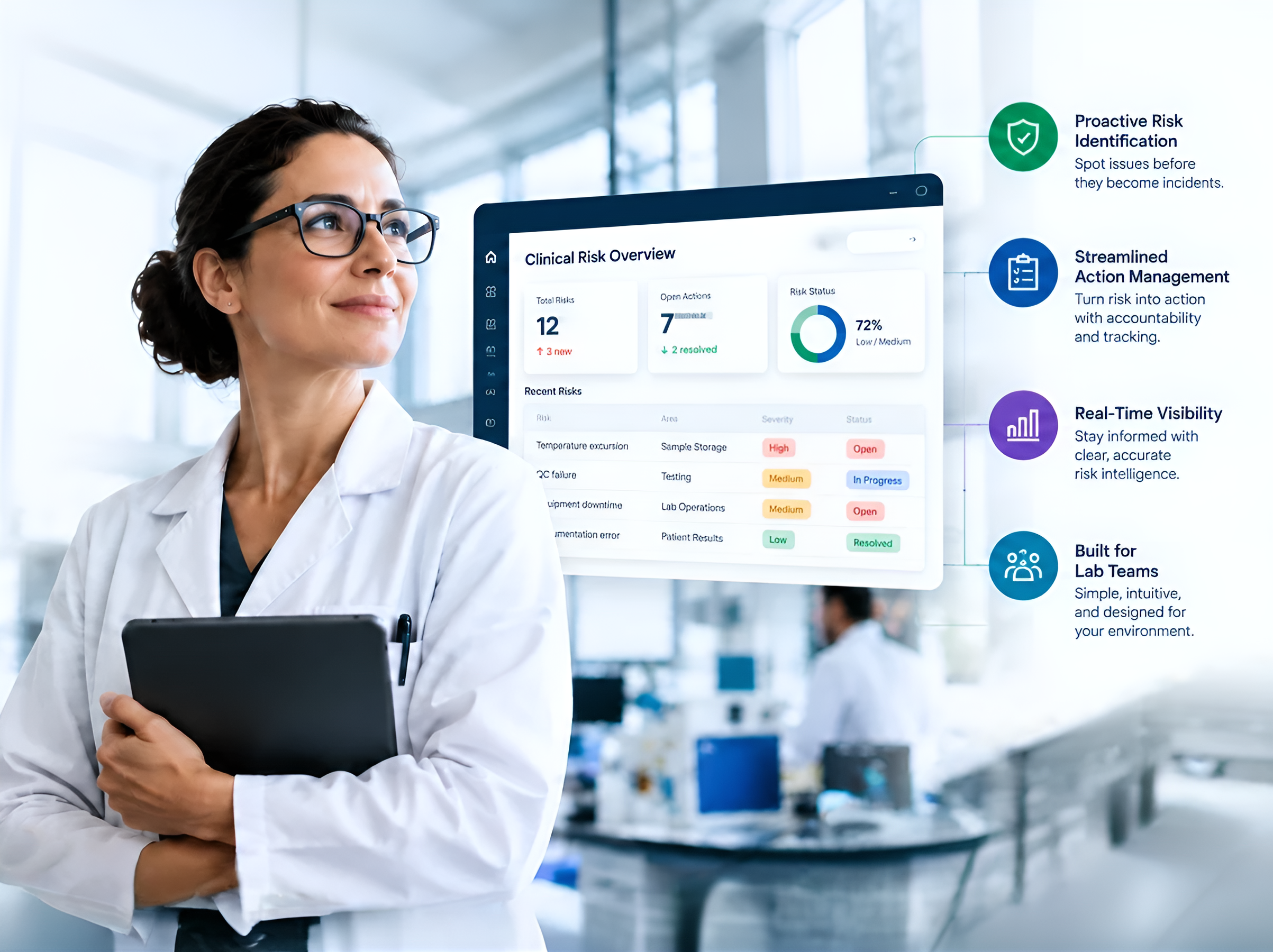 AWEsome Numbers clinical laboratory risk management hero banner